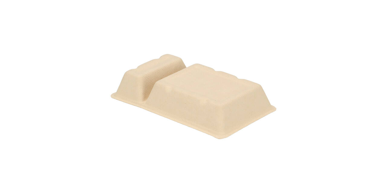 Snackbak Suikerriet 204 x 121 x 35 mm beige A20 (A14+1)