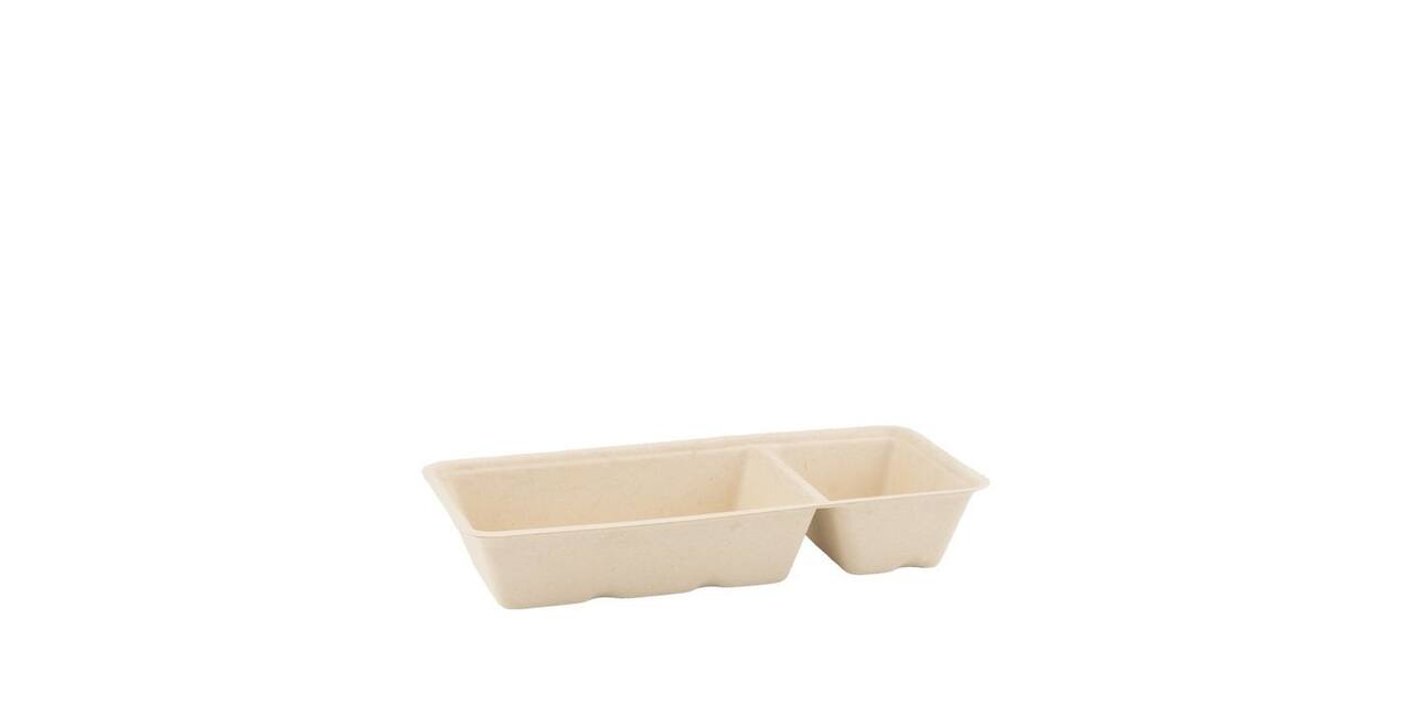 Snackbak Suikerriet 202 x 97 x 35 mm beige A22 (A9+1)