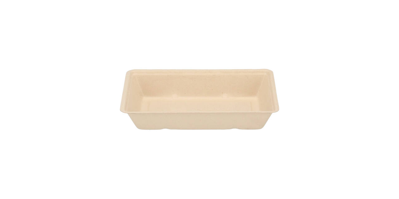 Snackbak Suikerriet 202 x 143 x 35 mm beige A50