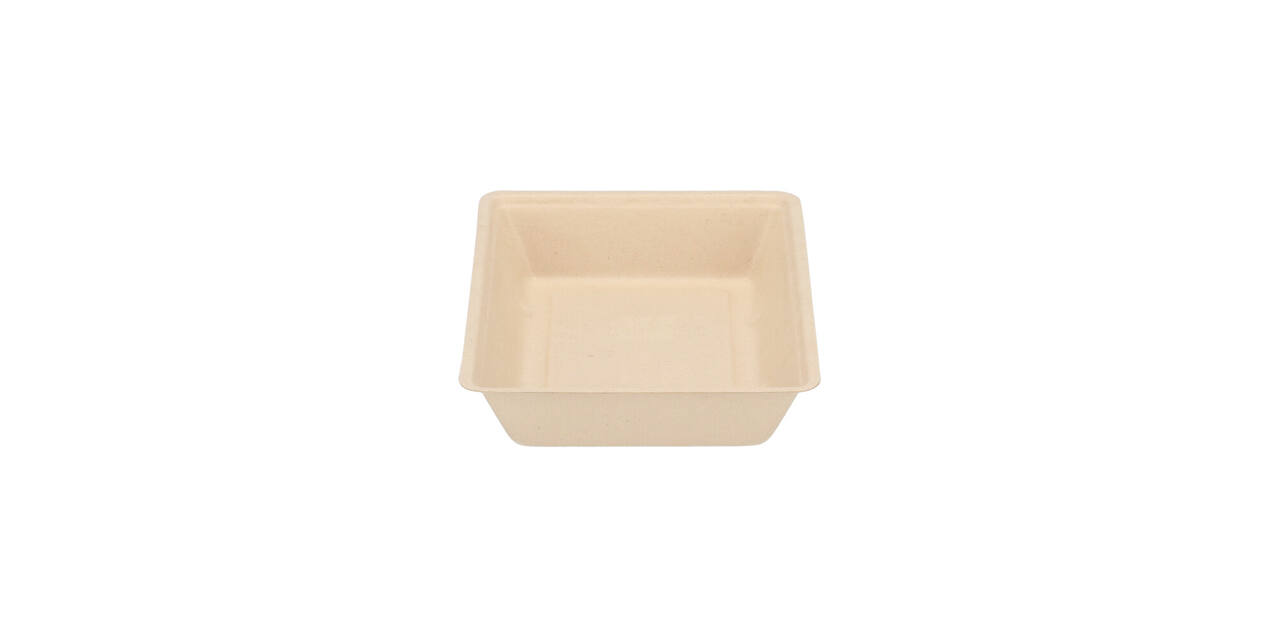 Snackbak Suikerriet 202 x 143 x 35 mm beige A50