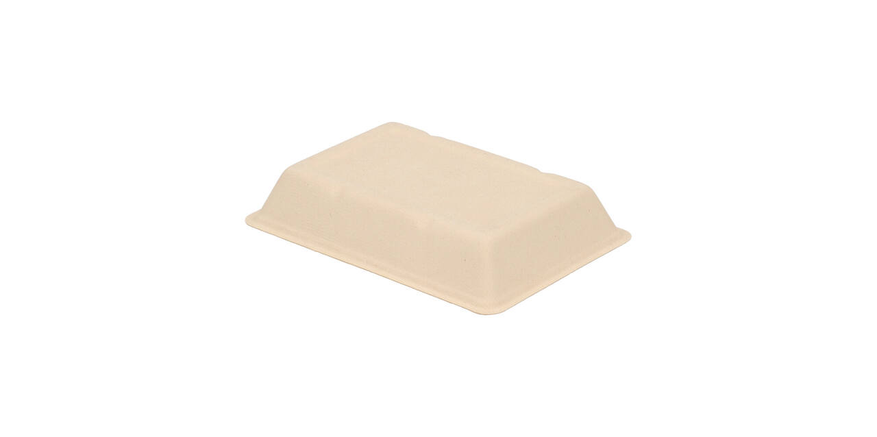 Snackbak Suikerriet 202 x 143 x 35 mm beige A50