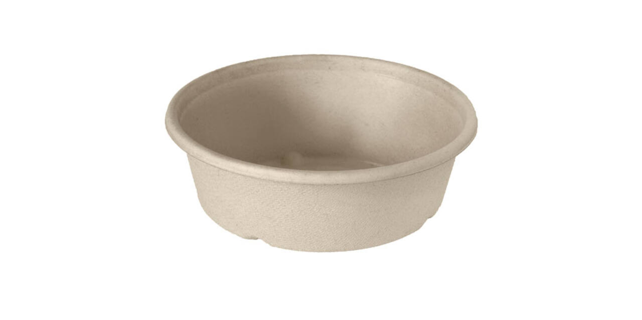 198930 - Bowl bagasse ecoecho 194 x194 x 53 mm naturel - 900 cc