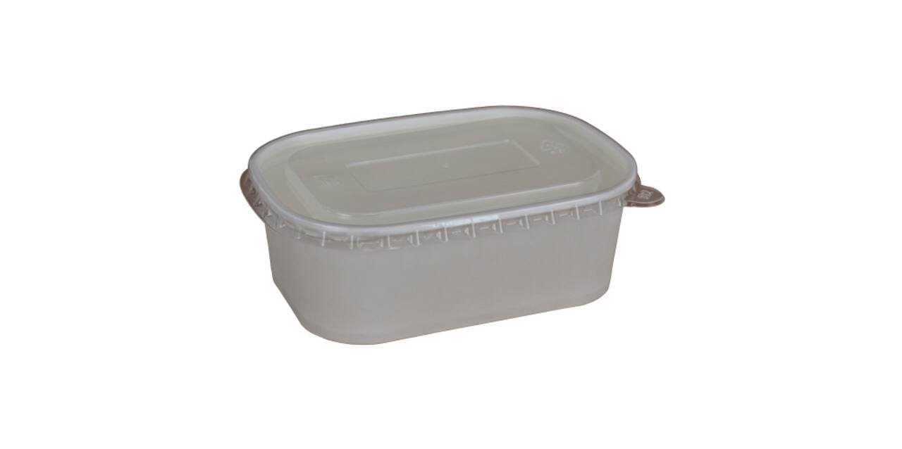 Deksel PP fanpak 177 x 120 x 19 mm transparant