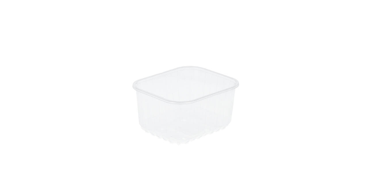 AardbeienBak PP B9 hoog 143x120x75mm transparant