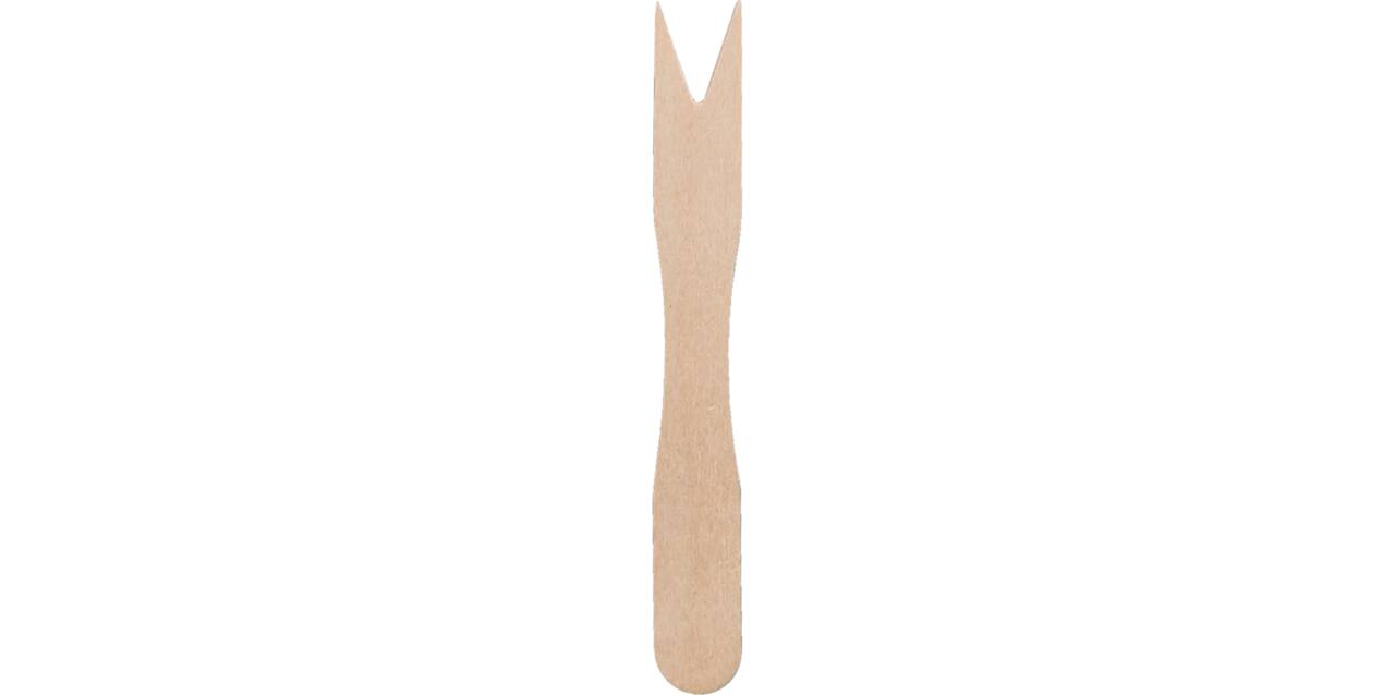 Depa fritesvork hout 80mm naturel