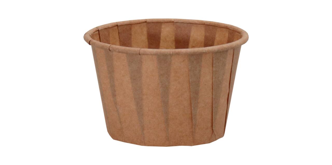 Portiecup bruin 2oz/55ml FSC