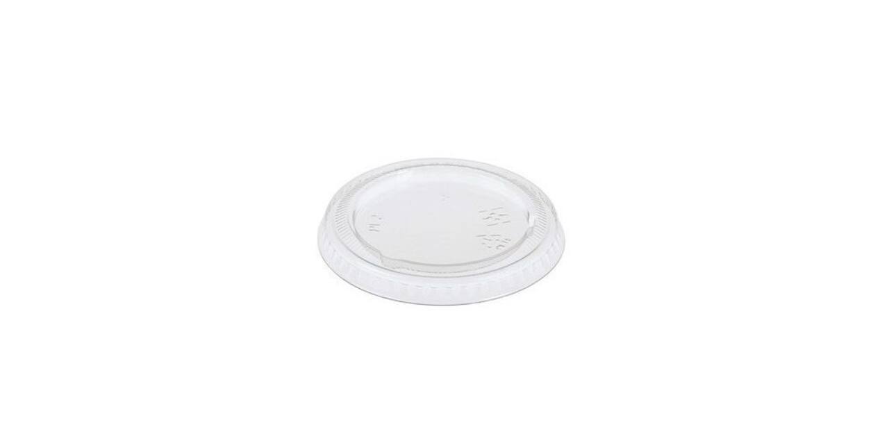 Deksel PLA vlak rond ø 62 tbv sauscup suikerriet 30 ml en 60 ml 15303/101135