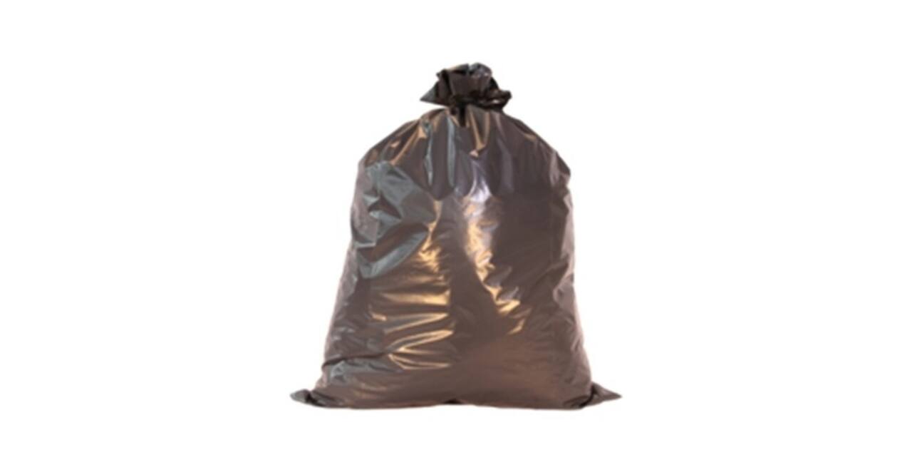 Zak LDPE  90 x 125 cm T60 zwart 10x10 stuks