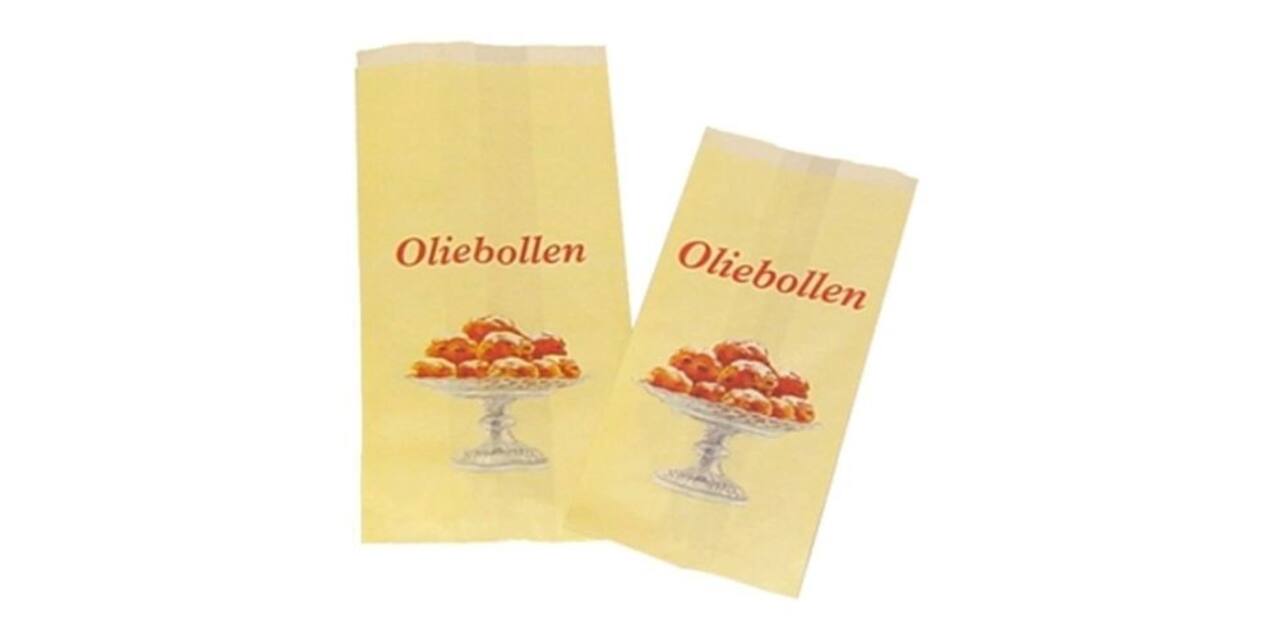 Zak ersatz 2 pond (8-10stuks) wit "geel oliebollen"