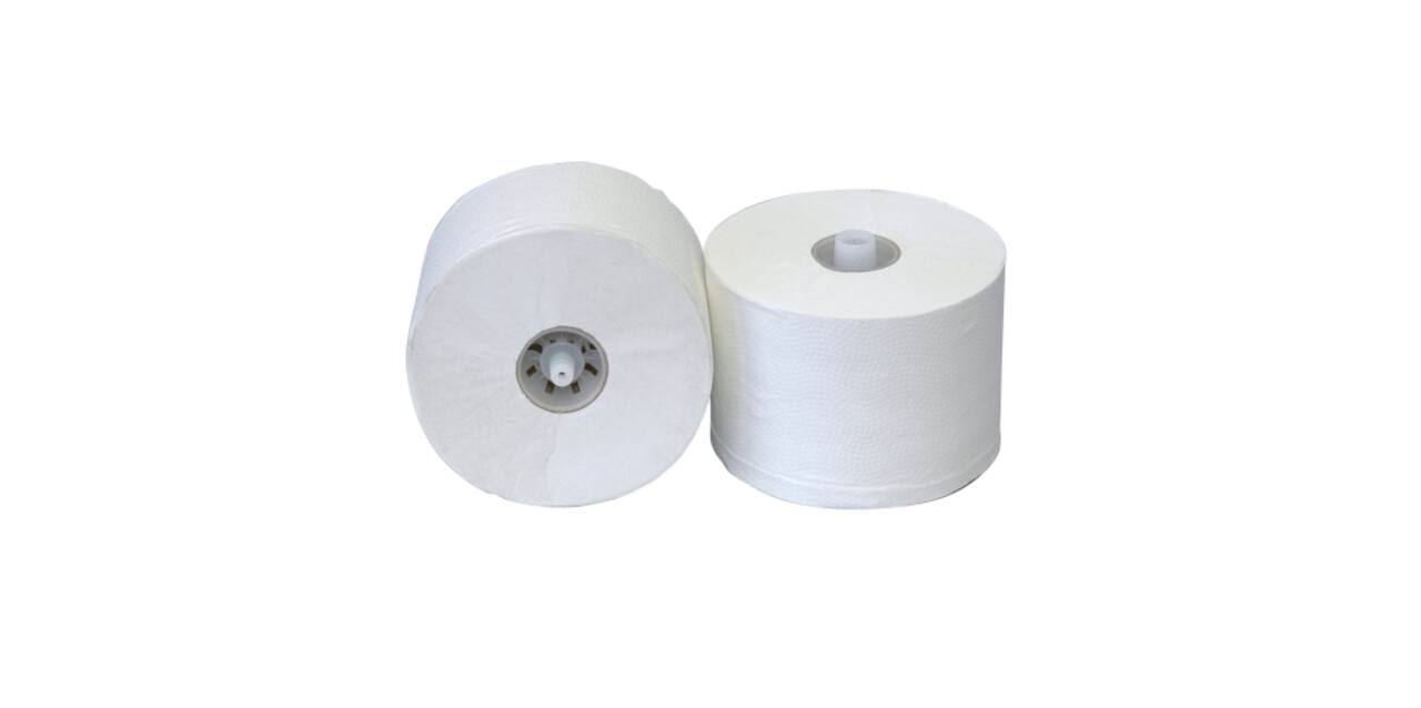 Toiletpapier eco tissue 2- lgs wit 100 mtr + dop