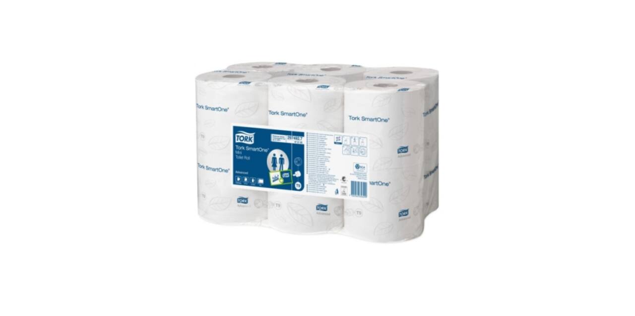 472193 - Toiletpapier recycled papier 13,4 cm x 111,6 mtr wit 2-laags TORK