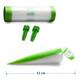 Spuitzak LDPE 280 x 530 mm Masterline Green Dispenser rolls tansparant met groene tip, 100 zakken/ro