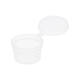 Covercup PP ø49/28 transparant 28 ml rond