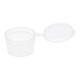 Covercup PP ø49/28 transparant 28 ml rond