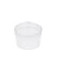 Covercup PP ø49/28 transparant 28 ml rond