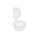 Covercup PP ø61/30 transparant 50 ml rond