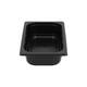 Plastic gastrobak PP 1/4 G60 rechthoekig 264 x 163 x 60 mm - zwart 1750 cc