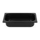 Plastic gastrobak PP 1/4 G60 rechthoekig 264 x 163 x 60 mm - zwart 1750 cc