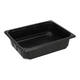 Plastic gastrobak PP 1/2 G80 rechthoekig 325 x 265 x 80 mm - zwart 5300 cc