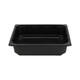 Plastic gastrobak PP 1/2 G80 rechthoekig 325 x 265 x 80 mm - zwart 5300 cc