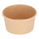 Bak bruinkraft/PE rond Ø  96/48 mm 200 ml  6oz  - 230 - MBP