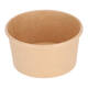 Bak bruinkraft/PE rond Ø  96/48 mm 200 ml  6oz  - 230 - MBP