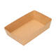 Bakjes bruinkraft/PE 130 x 80 x 37 mm - A13