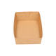 Bakjes bruinkraft/PE 130 x 80 x 37 mm - A13