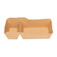 Bakjes bruinkraft/PE 140 (92+48) x 64 x 32 mm (A7 + extra bakje) - A23