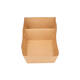 Bakjes bruinkraft/PE 140 (92+48) x 64 x 32 mm (A7 + extra bakje) - A23