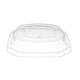 192516 - Deksel RPET BioPak tbv Bagasse Octaview 188142 - 1000 cc -  transparantl