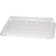 188063 - Deksel 100% rPET tbv Box bagasse 239 x 165 x 46 mm - 850/1200 cc - transparant