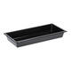 Tapas tray APET 1-vaks 25 x 12 x 3 cm 700 cc zwart - 459401