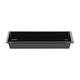 Tapas tray APET 1-vaks 25 x 12 x 3 cm 700 cc zwart - 459401