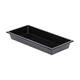 Tapas tray APET 1-vaks 25 x 12 x 3 cm 700 cc zwart - 459401