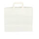 Draagtas papier 32 x 17 x 27 cm 70 gram wit plat handvat