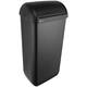 Huisvuilbak Satino Black 33,5x22,5x58 cm 23 ltr kunststof antraciet - 180268