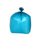Afvalzak LDPE 65/25 x 140 cm blauw 52my op rol (á 10 st)