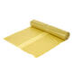 Afvalzak LDPE 80 x 110 cm geel T60 op rol (á 20 st)