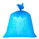 Afvalzak HDPE 80 x 110 cm blauw T25 op rol (á 20 st)