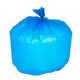 Afvalzak HDPE 90 x 110 cm blauw T40 op rol (á 25 st)