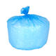 Afvalzak HDPE 90 x 110 cm blauw T30 op rol (á 25 st)