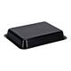 115495 - Menubak CPET 225 x 175 x 34 mm zwart 960 ml rechthoekig 1-vaks