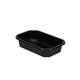 157356 - Bak CPET 160 x 103 x 35 mm zwart 370 ml rechthoekig