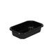 157356 - Bak CPET 160 x 103 x 35 mm zwart 370 ml rechthoekig