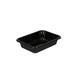 151375 - Bak CPET 187 x 137 x 40 mm zwart 700 ml rechthoekig