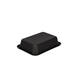 151375 - Bak CPET 187 x 137 x 40 mm zwart 700 ml rechthoekig