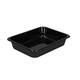 122018 - Menubak CPET 225 x 175 x 43 mm zwart 1200 ml rechthoekig 1-vaks