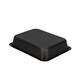 122018 - Menubak CPET 225 x 175 x 43 mm zwart 1200 ml rechthoekig 1-vaks