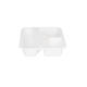 132346 - Menubak CPET 225 x 175 x 43 mm wit 525/275/205 ml rechthoekig 3-vaks